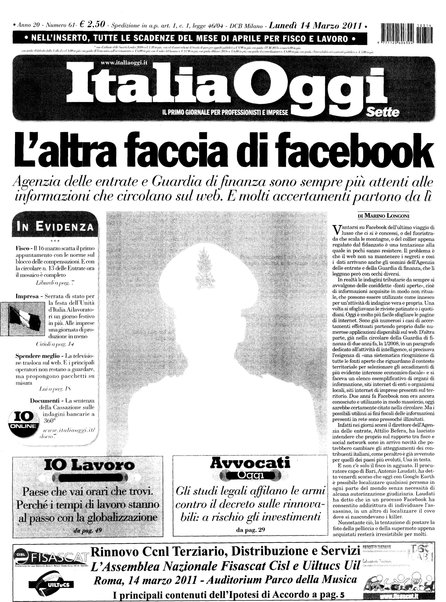 Italia oggi : quotidiano di economia finanza e politica